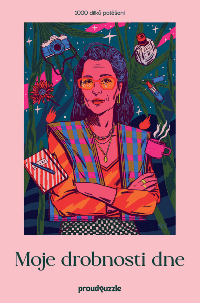 Motivem puzzle je sebeláska, neboli respekt k sobě - ten nejhezčí dárek, který si umíme dopřát.