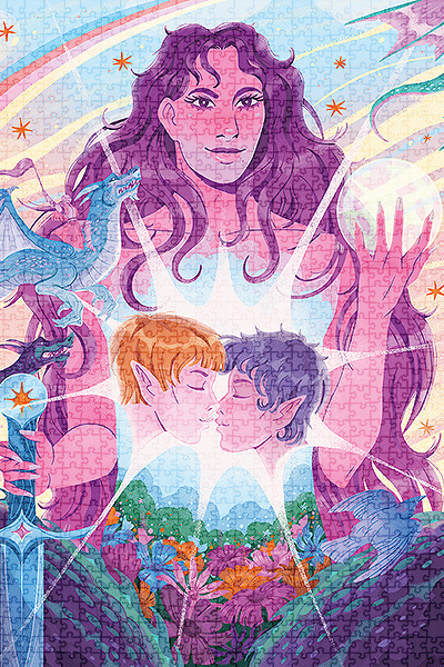 Queer puzzle od české ilustrátorky podporují přijetí autentičnosti každého bez ohledu na gender, věk nebo původ. A ta se odehrává i v naši fantazií.