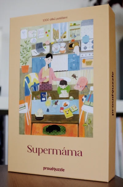 Puzzle Supermáma od Tereza Konupčíková
